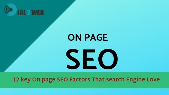 on page seo factor